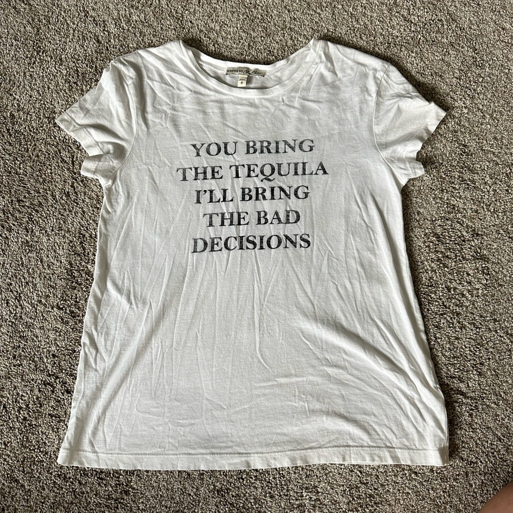 Express one eleven small tequila saying shirt